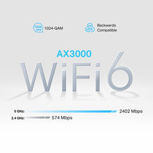 Cargar imagen en el visor de la galería, TP-Link NX510v 5G Router WiFi Mesh 3 x RJ45 RJ11 WiFi 6 AX3000