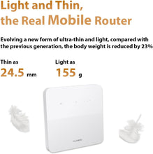Cargar imagen en el visor de la galería, Huawei B320-323 4G CPE 5s Móvil WiFi 1 x SMA para antena externa