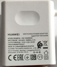 Cargar imagen en el visor de la galería, Huawei HW-120200E02 Cargador de red Fuente de alimentación 12V 2A Enchufe europeo de 2 pines para routers 4G 5G B715 B818 (Blanco)