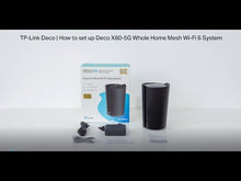 Cargar y reproducir el video en el visor de la galería, TP-Link Deco X80 5G LTE WiFi 6 AX6000 Router 2 RJ45 RJ11 2 Conector SMA Antena externa