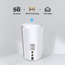 Cargar imagen en el visor de la galería, TP-Link Deco X50 5G LTE WiFi 6 AX3000 Router 3 RJ45 2 conectores RP-SMA para antena externa
