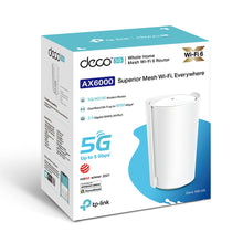 Cargar imagen en el visor de la galería, TP-Link Deco X80 5G LTE WiFi 6 AX6000 Router 2 RJ45 RJ11 2 Conector SMA Antena externa