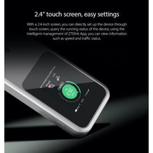 Cargar imagen en el visor de la galería, ZTE MU5120 MiFi Pebble 5G 4G WiFi 6 10000mAh Batería con Carga Rápida