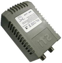 Cargar imagen en el visor de la galería, Fuente de alimentación eléctrica STI 12V 150mA para antenas de TV TNT Enchufe F hembra 1 entrada 1 salida