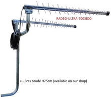 Cargar imagen en el visor de la galería, LowcostMobile RAD5G-ULTRA-7003800 10,5dbi 2x70cm 4G LTE 5G + WiFi DUO SMA Cable negro WL240 para Huawei B525, B715, B818, Asus, TP LINK, Netgear +