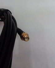 Cargar imagen en el visor de la galería, Cable de extensión SMA hembra a SMA macho 2 x 5 m ALSR200 negro para antena externa y router 4G LTE 5G MIMO