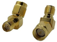 Cargar imagen en el visor de la galería, Adaptador SMA macho a SMA hembra de ángulo diagonal de 45 grados para cable de extensión de router 4G LTE 5G