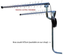 Cargar imagen en el visor de la galería, LowcostMobile RAD5G-ULTRA-7003800 10,5dbi 2x70cm 4G LTE 5G + WiFi DUO SMA Cable negro WL240 para Huawei B525, B715, B818, Asus, TP LINK, Netgear +