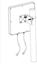 Cargar imagen en el visor de la galería, LowcostMobile PAN5G-MIMO-3500Mhz 15 dBi 2x10m cable LMR200 negro conector SMA para routers, hotspots y modem 5G