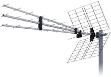 Cargar imagen en el visor de la galería, LowcostMobile RAD43-DVB-TRIPLEX Conector de 31,5 dBi F Filtro de preamplificador activo 4G LTE 5G NR 700 800Mhz Antena de TV TNT exterior Trinappe 43 elementos