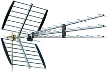 Cargar imagen en el visor de la galería, LowcostMobile RAD47-DVB-TRIPLEX Conector de 15,5 dBi F Filtro pasivo 4G LTE 5G NR 700 800Mhz Antena de TV TNT exterior Trinappe 47 elementos