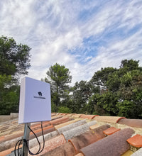 Cargar imagen en el visor de la galería, LowcostMobile PAN5G-MIMO-2021 12dBi 2x10m Antena 4G 5G SMA Cable ALSR200 para Huawei B818, B715, 5G CPE PRO, Asus, TP LINK, Netgear y +