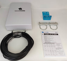 Cargar imagen en el visor de la galería, LowcostMobile PAN5G-MIMO-2021 12dBi 2x5m Antena 4G 5G SMA Cable ALSR200 para Huawei B818, B715, 5G CPE PRO, Asus, TP LINK, Netgear y +