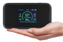 Cargar imagen en el visor de la galería, ZTE MU5001 Negro Hotspot Pebble 5G 4G Categoría 22 WiFi 6 4500mAh Batería con carga rápida