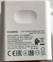 Cargar imagen en el visor de la galería, Huawei HW-120200E02 Cargador de red Fuente de alimentación 12V 2A Enchufe europeo de 2 pines para routers 4G 5G B715 B818 (Blanco)

