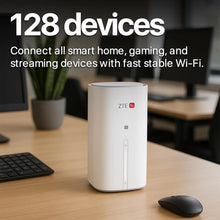 Cargar imagen en el visor de la galería, ZTE G5 MC8520B 5G CPE WiFi 7 Gigabit RJ11 2 TS9 para antena externa

