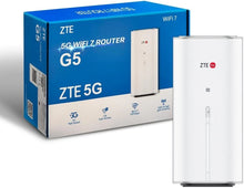 Cargar imagen en el visor de la galería, ZTE G5 MC8520B 5G CPE WiFi 7 Gigabit RJ11 2 TS9 para antena externa

