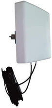 Cargar imagen en el visor de la galería, Antena 4G LTE 5G MIMO Direccional 700-2600 MHz LowcostMobile 2x10m Conector SMA Negro Cable LMR200 para Huawei, ASUS, TP Link
