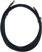 Cargar imagen en el visor de la galería, Cable de extensión SMA hembra a SMA macho 2 x 20 m ALSR200 negro para antena externa y router 4G LTE 5G MIMO
