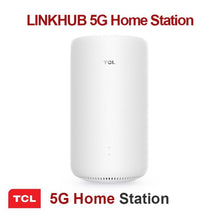 Cargar imagen en el visor de la galería, TCL HH500E Linkhub 5G Home Station White WiFi 6 Router 2 puertos RJ45 2 x CRC9 para antena externa
